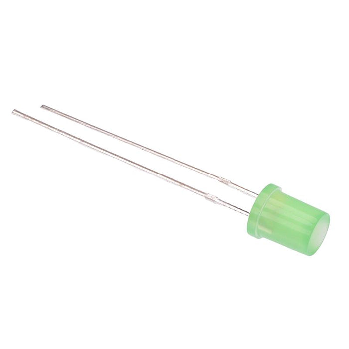 Yellow Green 5mm Concave Diffused LED 6mcd 150°
