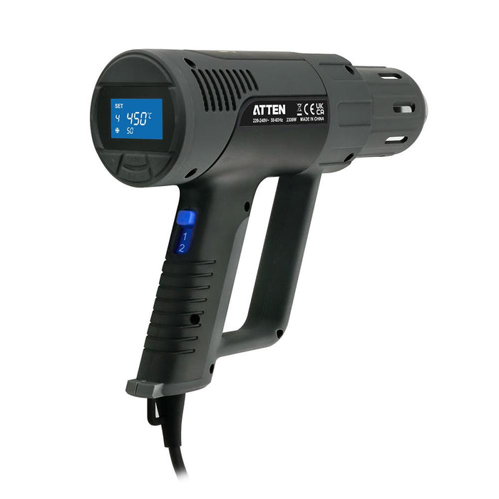 ST-2308DX 2300W Digital Adjustable Hot Air Heat Gun ATTEN