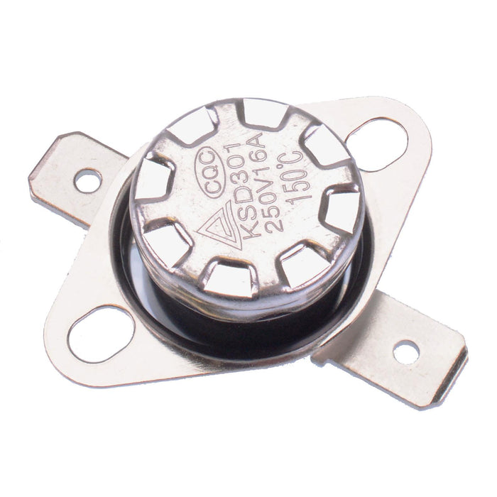 90°C Normally Closed Thermostat Thermal Temperature Switch Flat Terminals NC