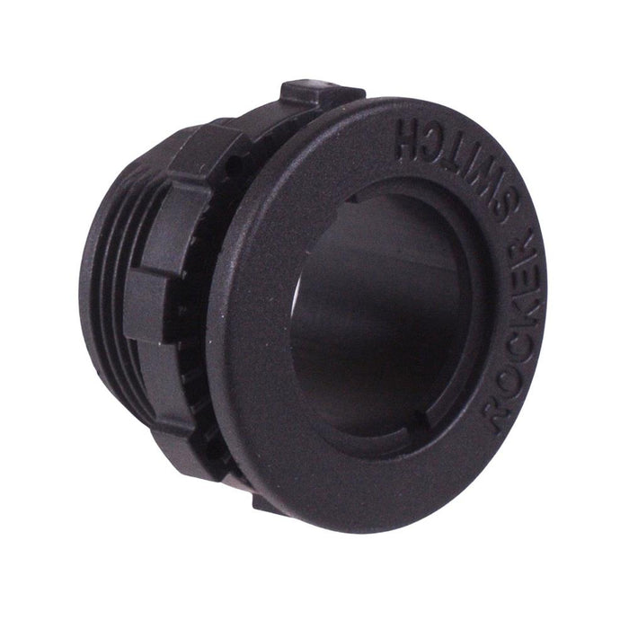Black 20mm Circular Rocker Switch Housing