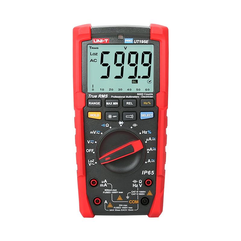 UT195E Professional True RMS Auto Range Digital Multimeter IP65 Uni-T ...