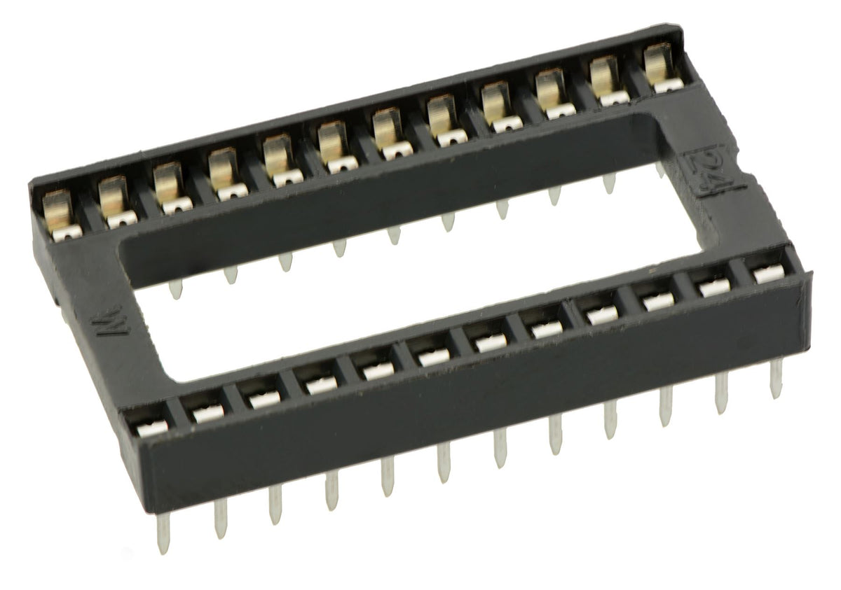 24-Pin DIP IC Socket 15.24mm — Switch Electronics | Your One Stop ...