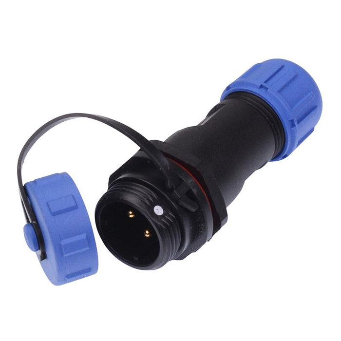 2 Pin Waterproof Male Socket Cable Connector IP68