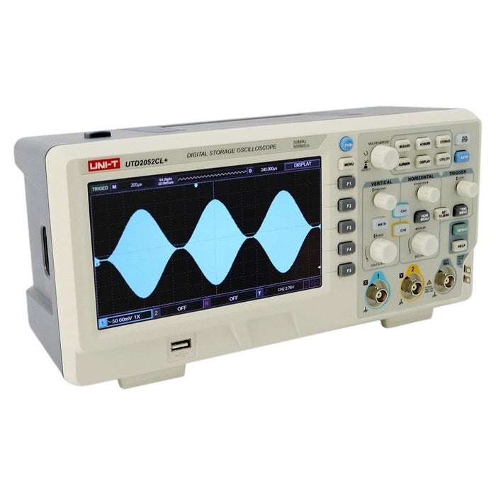 UTD2052CL+ Digital Storage 2 Channel Analog Oscilloscope 50MHz Uni-T