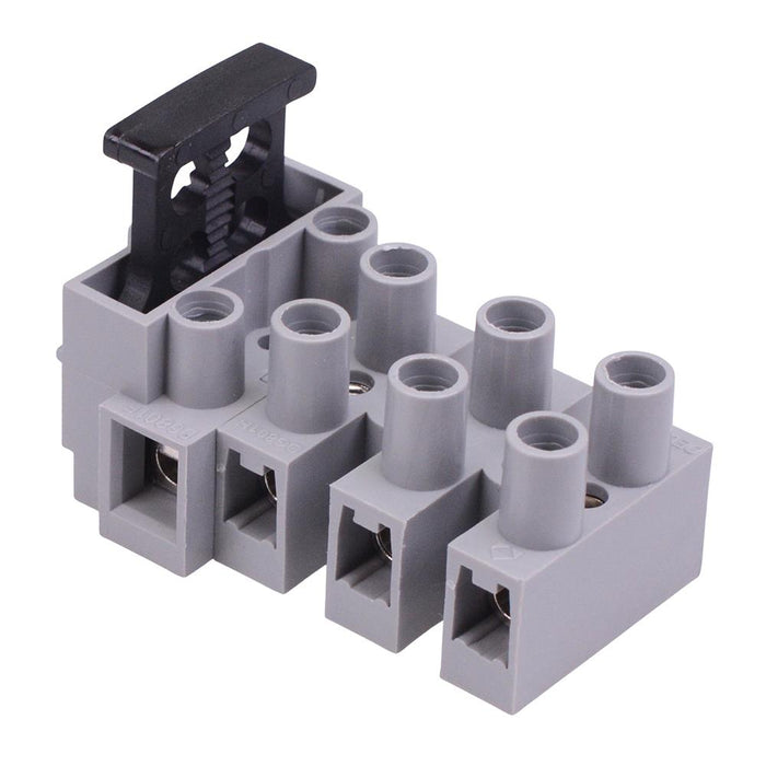 4-Pole Fused Terminal Block 10A 300V