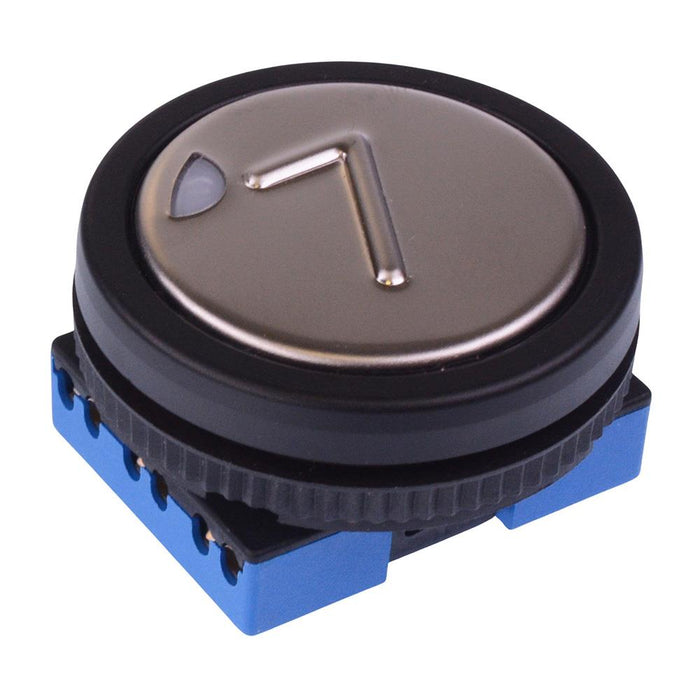 LPI5112R1K21707 APEM '7' Red 12V illuminated Large Actuator Push Button Switch IP53