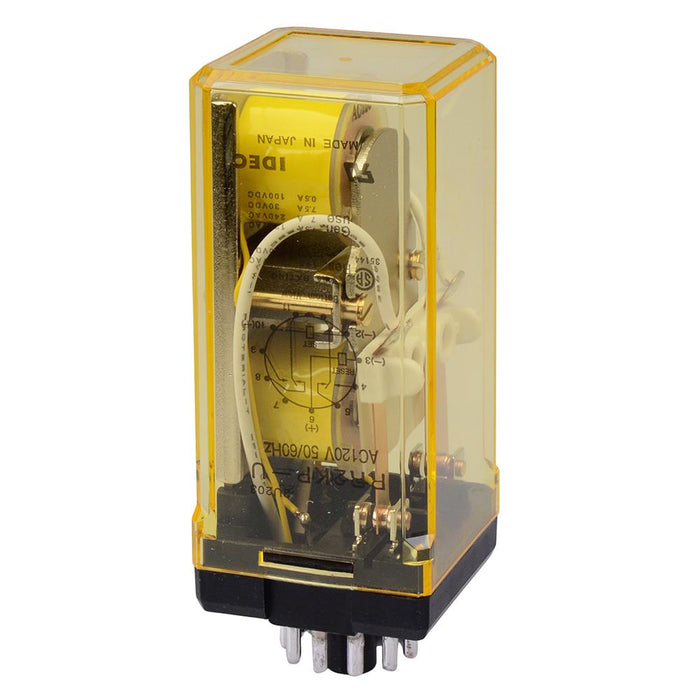 RR2KP-UAC120V 120VAC Latching Plug In Power Industrial Relay 10A DPDT IDEC