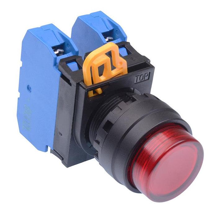 YW1L-M2E20Q0R Red 22mm Momentary Push Button Switch 2NO IP65 IDEC