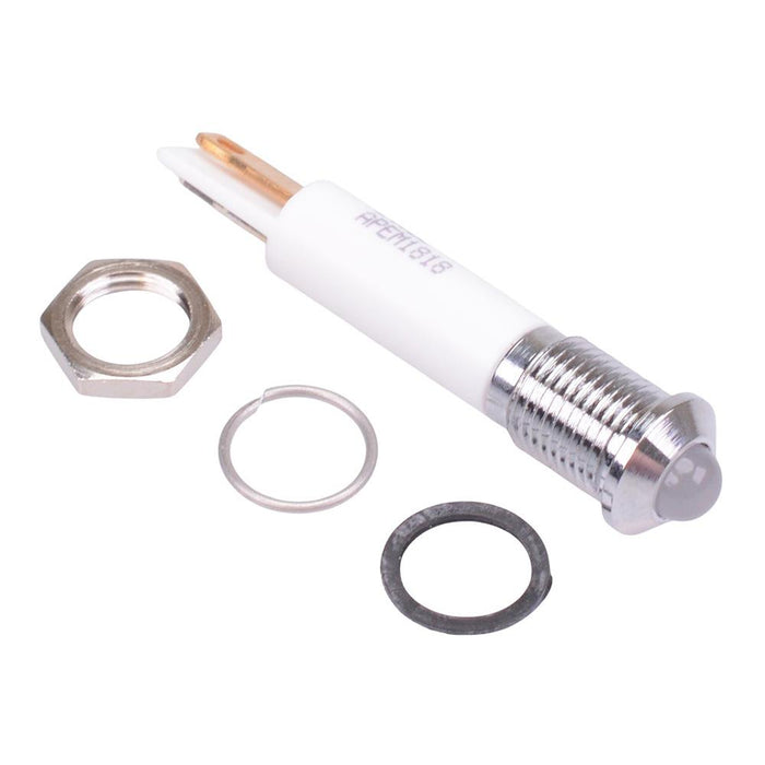 Q8P1CYYRG24E Red / Green Prominent 8mm 24VDC LED Panel Indicator IP67 APEM