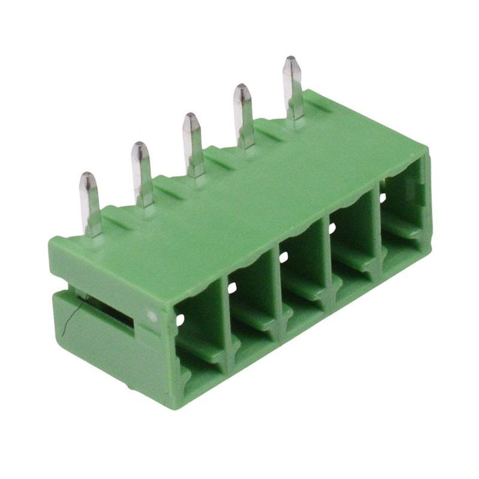 5-Way 3.81mm Right Angle Closed Header 8A 300V