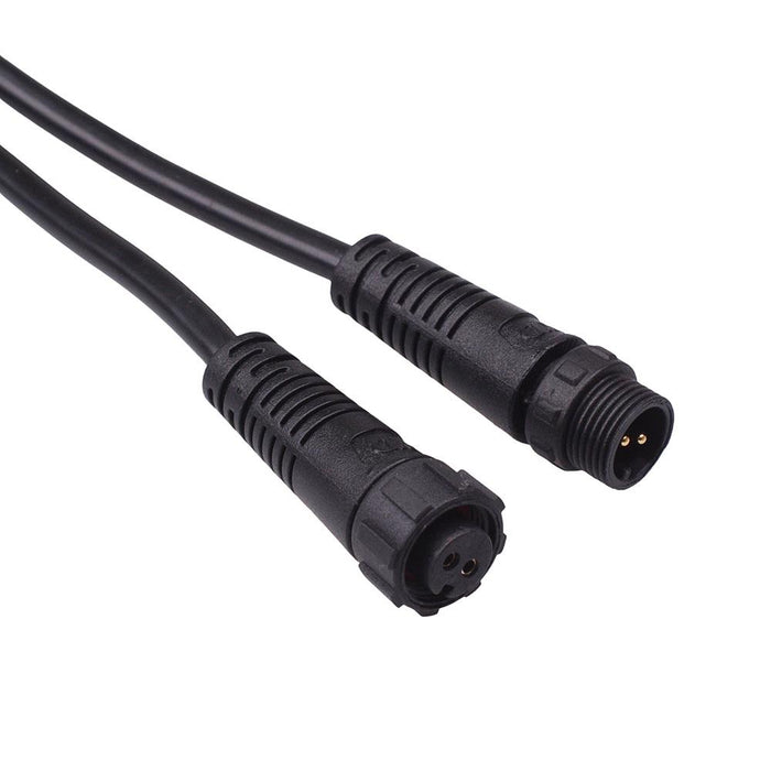 Pair Male + Female 2 Pole Lighting Connectors IP60