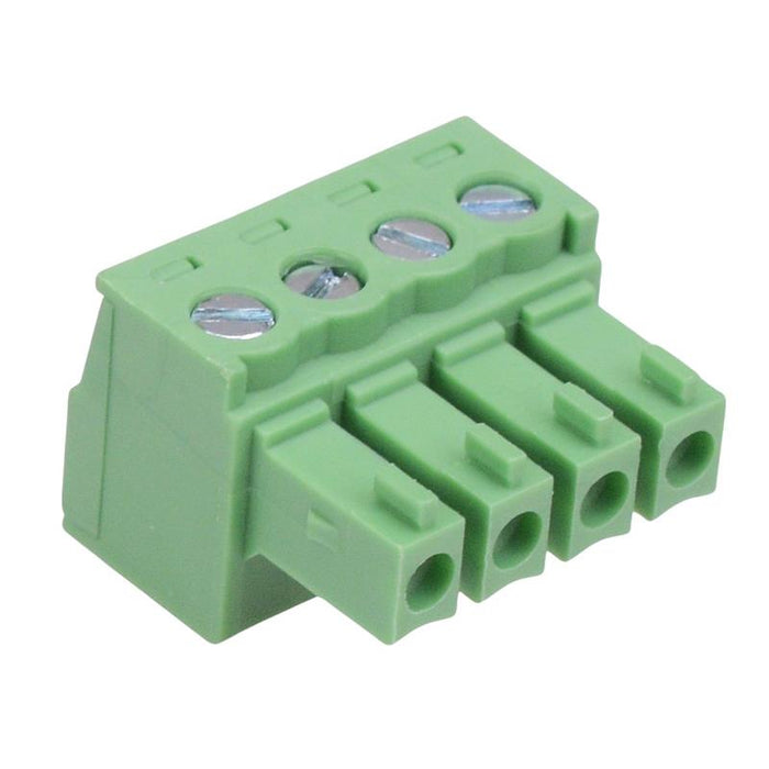 4-Way 3.81mm Right Angle Pluggable Terminal Block 8A 300V
