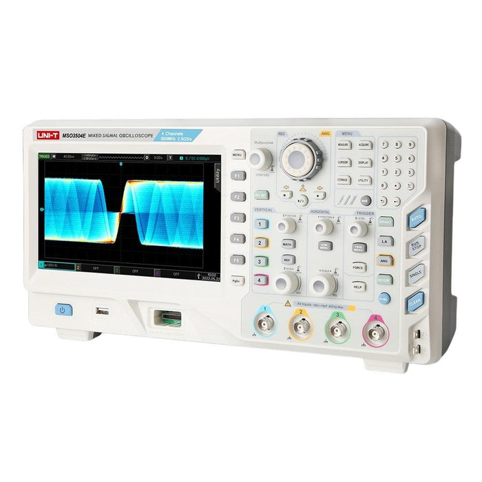 UPO3502E 2 Analog 16 Digital Channel Oscilloscope Touch Screen 500MHz Uni-T