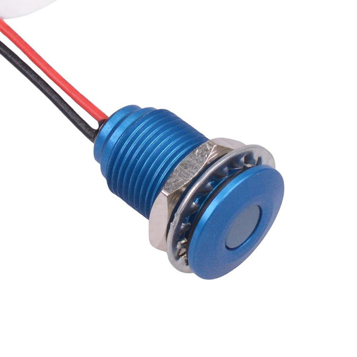 Q10F5ABXXB02E Blue 10mm 3.3VDC LED Panel Indicator IP67 APEM