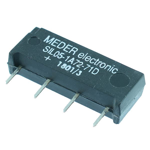 5VDC Normally Open Reed Relay SPST SIL05-1A72-71D — Switch Electronics ...