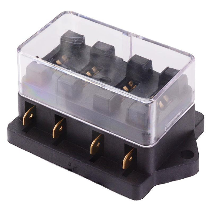 4 Way Standard Blade Fuse Box Holder