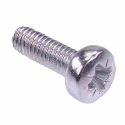 M2.5 x 8mm Pozidrive Pan Head Machine Screw - Pack of 100