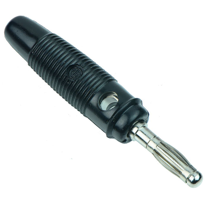 4mm Black Banana Plug 10A SCI R8-25A