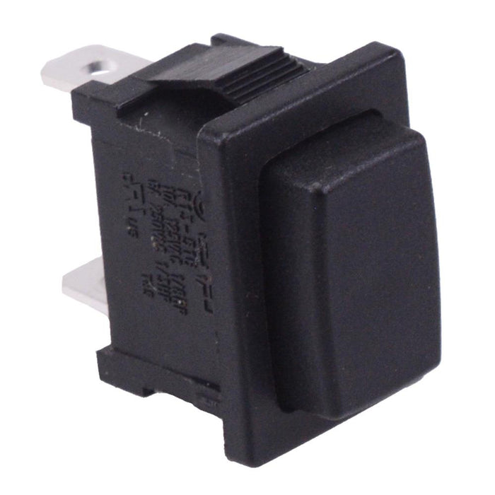 Off-(On) Momentary Rectangle Push Button Switch SPST 6A R13-516A-02