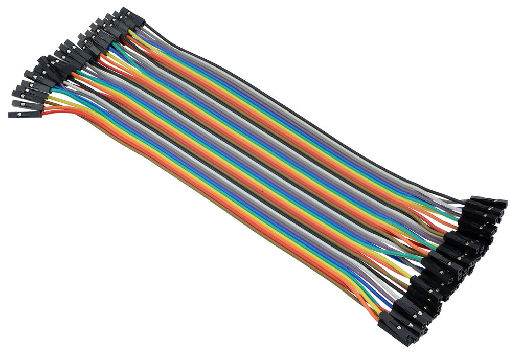 40pcs Dupont Female to Female 20cm Jumper Wire Connectors