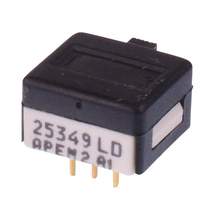 25349NLD APEM On-Off-On Professional Horizontal PCB Slide Switch DPDT