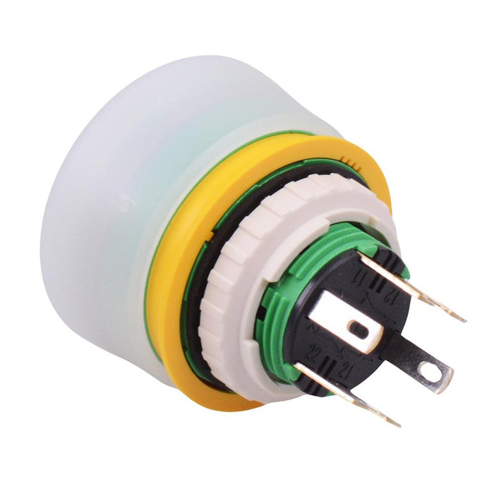 XA1E-LV3SG02Q4TWR illuminated Unibody 16mm Emergency Stop Switch 2NC IDEC