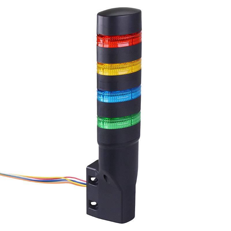 LD6A-4WQB-RYSG Red/Yellow/Blue/Green Stack Light LED Tower Wall Mount ...