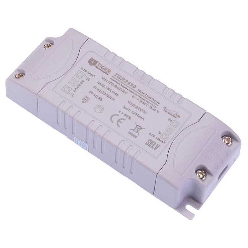 30W 24V 1.25A Dimmable LED Driver Power Supply — Switch Electronics ...