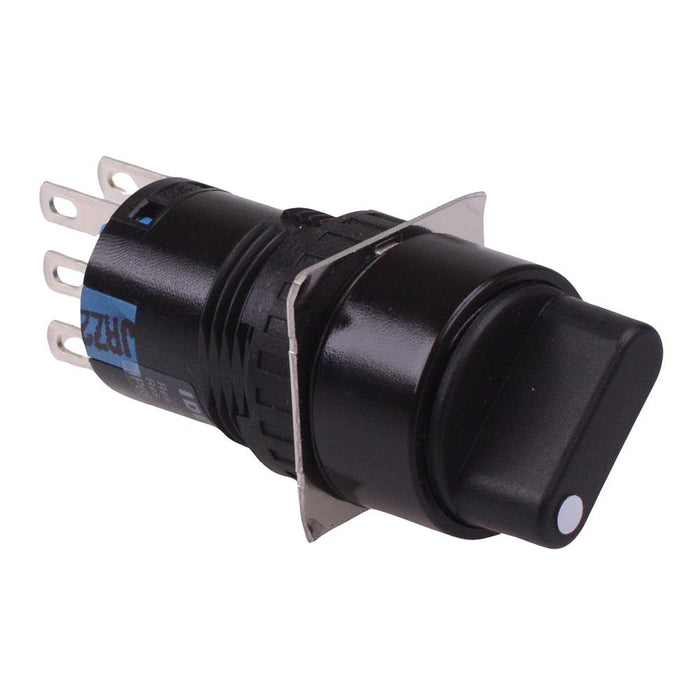 AS6M-3Y2P 3 Position 16mm Latching Round Selector Switch DPDT IDEC