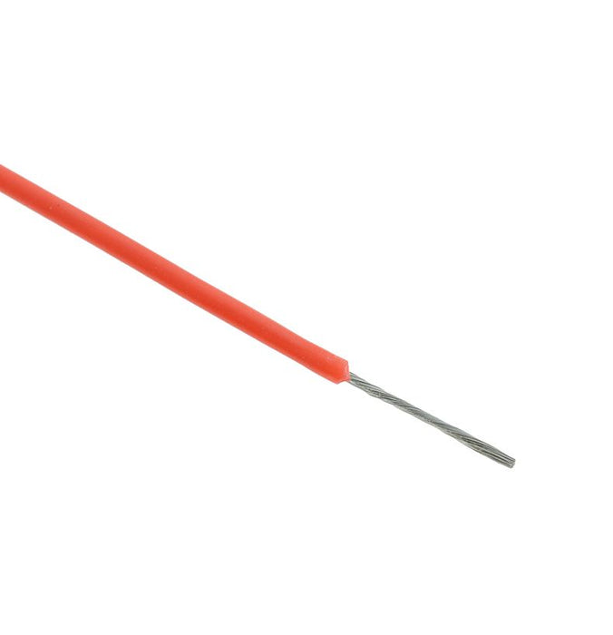 Red Silicone Lead Wire 28AWG 16/0.08mm (price per metre)