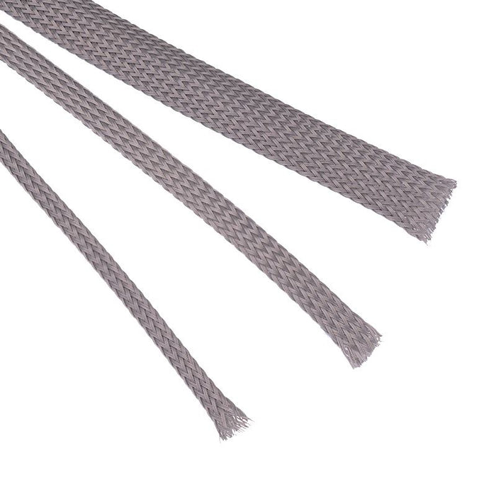 3mm Grey Expandable Braided Sleeving (price per meter)
