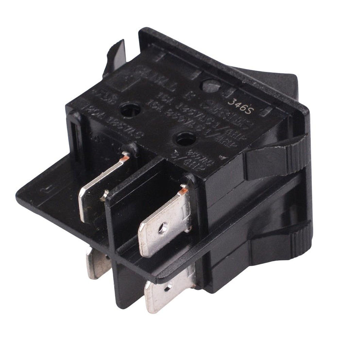 On-Off 22x30mm Rectangle Rocker Switch DPST 16A 250VAC