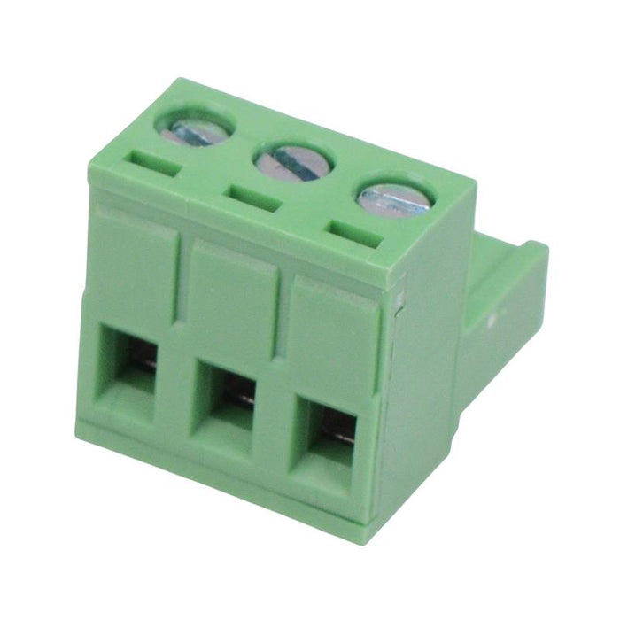 3-Way 5.00mm Right Angle Pluggable Terminal Block 15A 300V