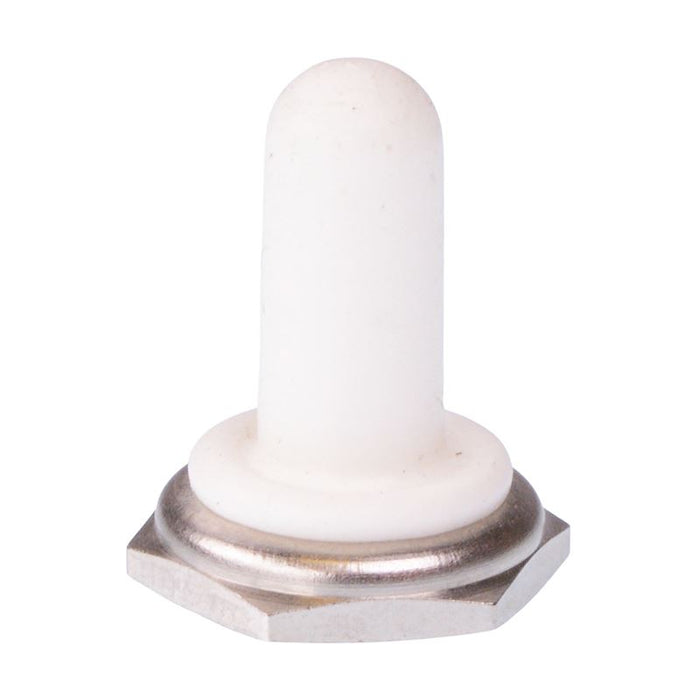 U1567-7 APEM White Sealing Boot for 12mm Toggle Switches