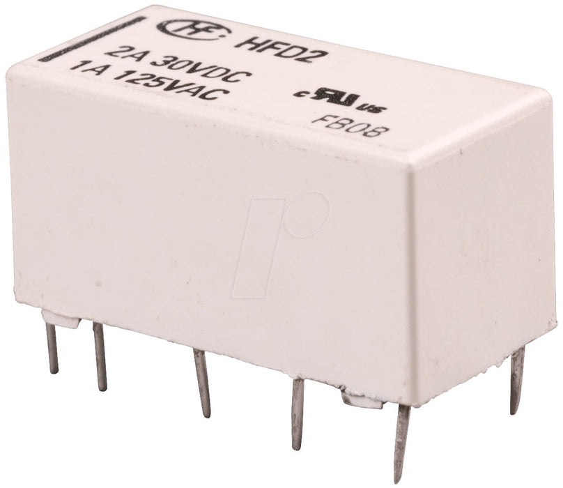 12V Miniature Latching Relay DPDT HFD2