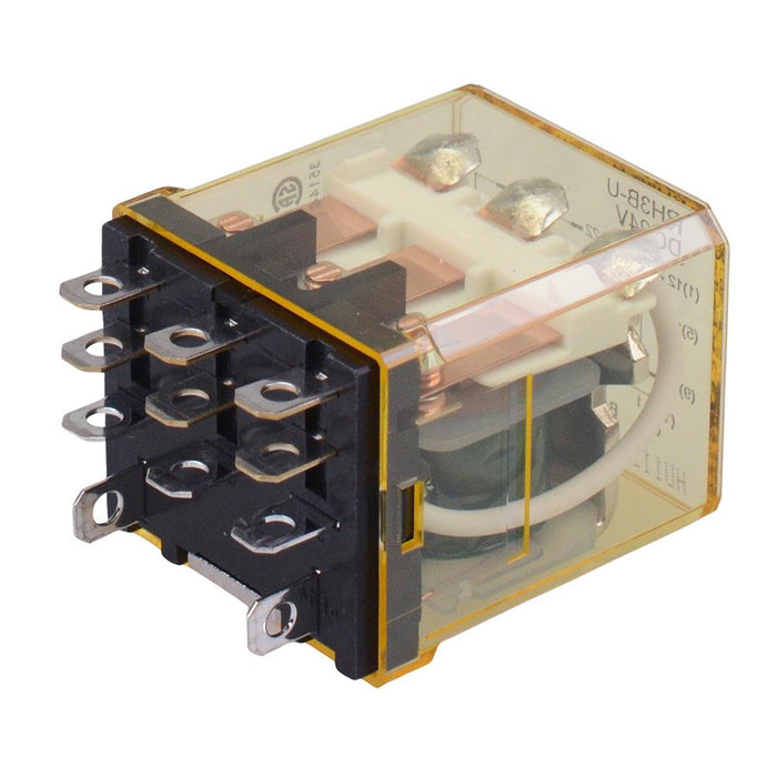 RH3B-UDC24V 24VDC Plug In Compact Power Relay 10A 3PDT IDEC