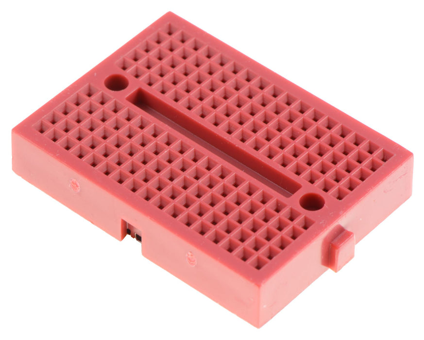 Red 170-Point Solderless Breadboard