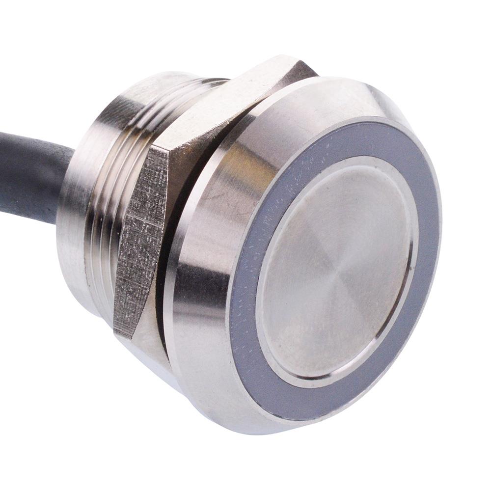 PBARYACB037C3A APEM RGB illuminated 5VDC Momentary NO 22mm Piezo Switc ...