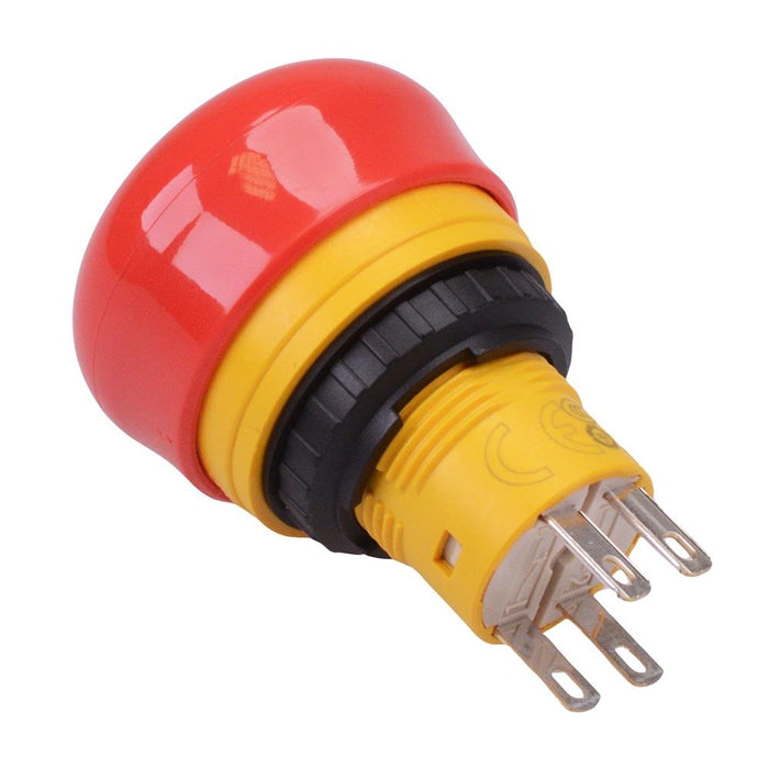 AB6E-3BV02PTRM Unibody 16mm Emergency Stop Switch Arrows 30mm Mushroom 2NC IDEC
