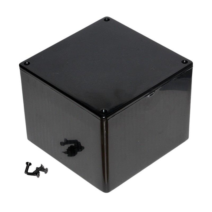 1591VSBK Hammond Multipurpose Black GPABS Enclosure 120 x 120 x 94mm