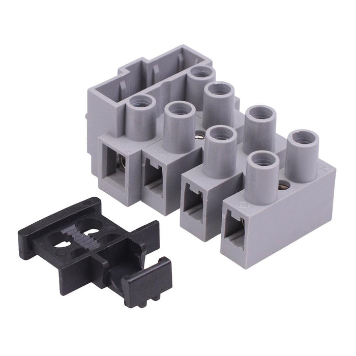 4-Pole Fused Terminal Block 10A 300V