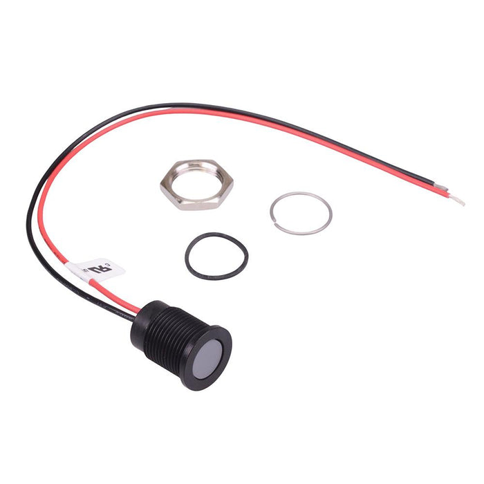 Q14F5BXXW02E White Flush 14mm 3.3VDC LED Panel Indicator IP67 APEM