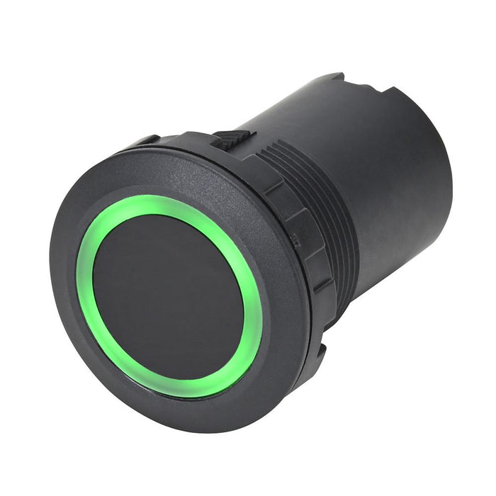 CW1H-DM1TGR-C IDEC Green / Red LED Flush Black Touchless Switch Time Delay IP67