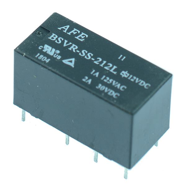 5V Subminiature PCB Relay DPDT 2A