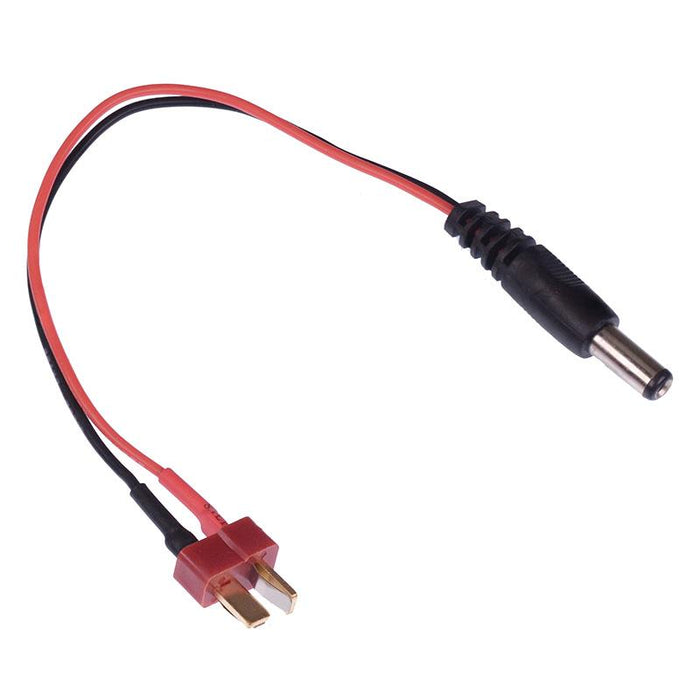 2.1mm x 5.5mm DC Plug to Male Deans T Plug 22AWG 150mm