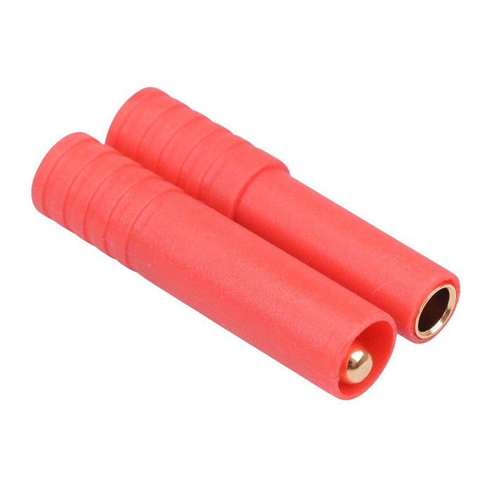 AM-1009L 4mm Gold Bullet Connector Red Housing 32A AMASS