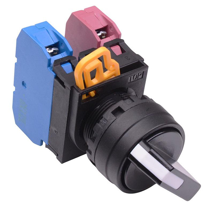 YW1S-21E11 22mm 2 Position Momentary Selector Switch 1NO-1NC IP65 IDEC