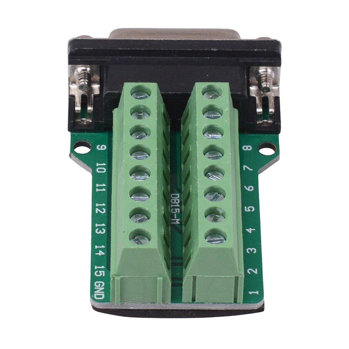 15 Way Female D Sub Connector with Terminal Blocks