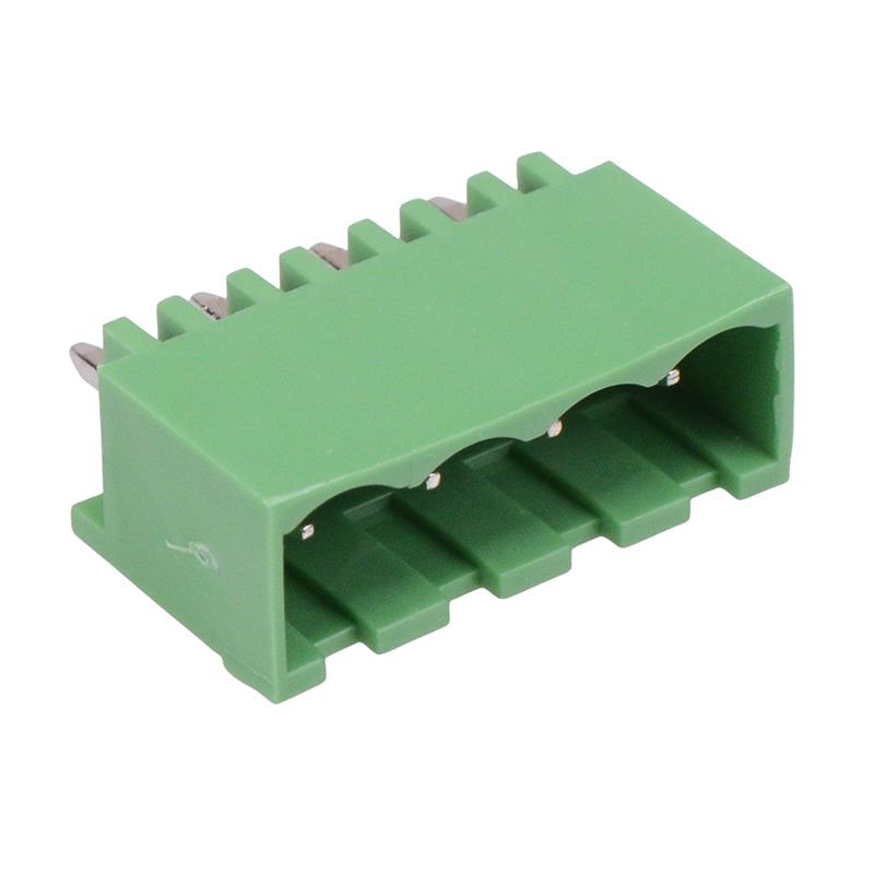 4-Way 5.00mm Vertical PCB Header Closed Ends 15A 300V — Switch ...