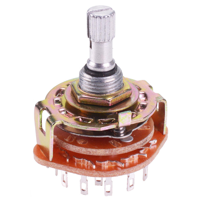 1 Pole 12 Way Rotary Switch 6mm Actuator